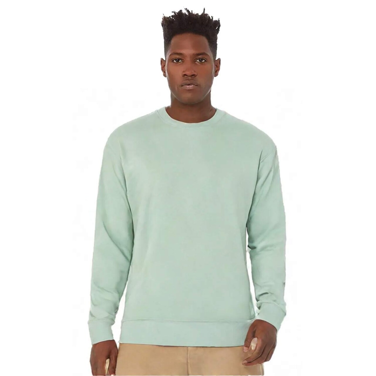 BELLA+CANVAS Long Sleeve Sponge Fleece Drop Shoulder Sweatshirt for Casual, Winter & Layering Wear